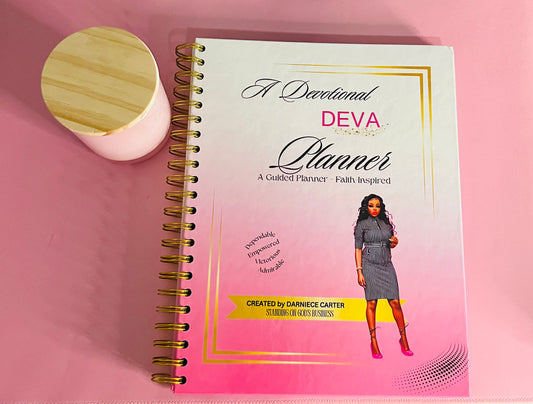 Devotional DEVA Signature Planner - 7 Day Devotional Prayer Challenge Bible Study Planner