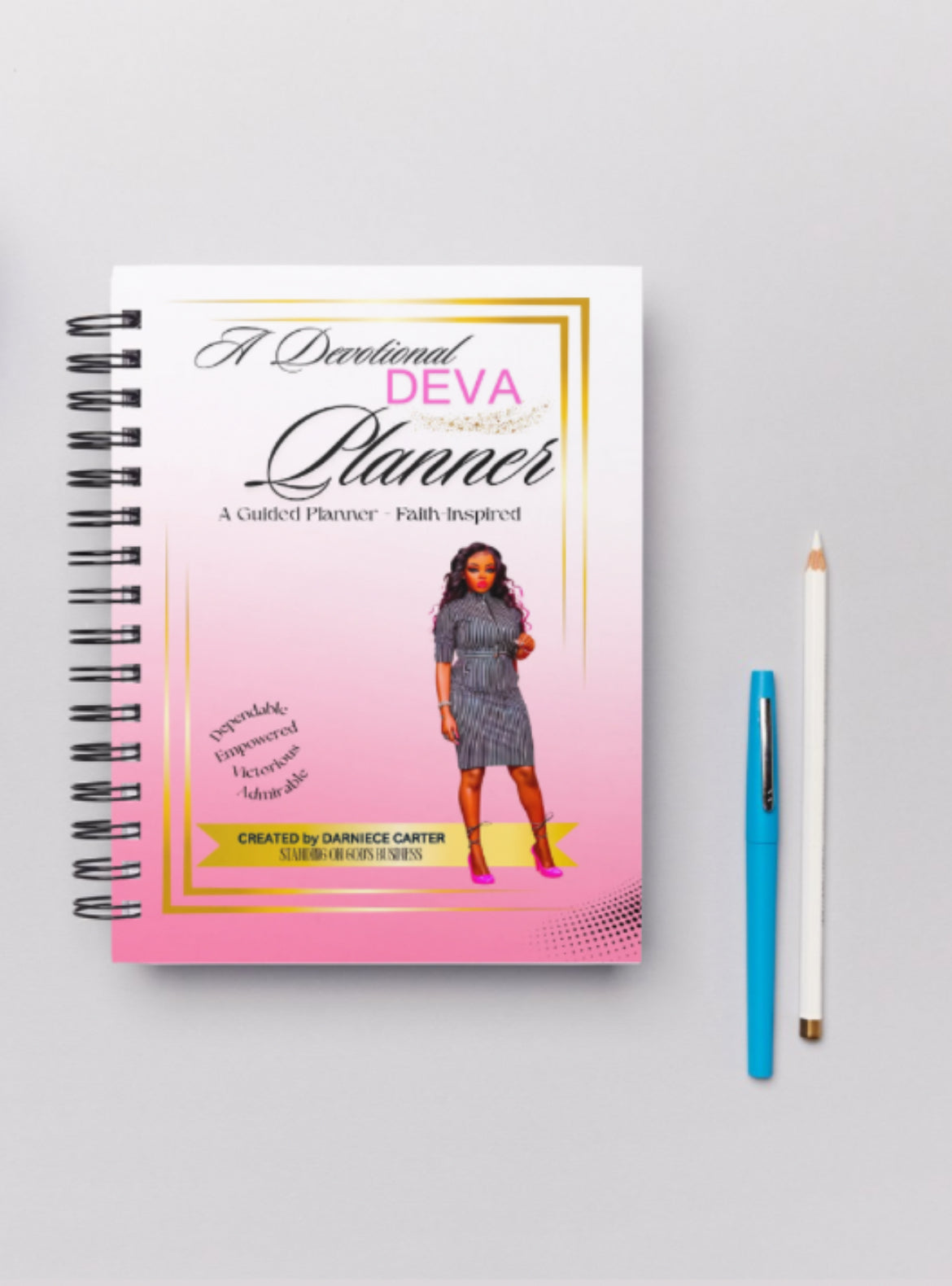 Devotional DEVA Signature Planner - 7 Day Devotional Prayer Challenge Bible Study Planner